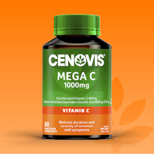 Buy Cenovis Mega C 1000mg Orange Flavour 60 Tablets Online At Chemist ...